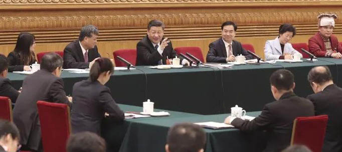 习近平代表来到广东团！强调发展是第一要务，人才是第一资源，创新是第一动力